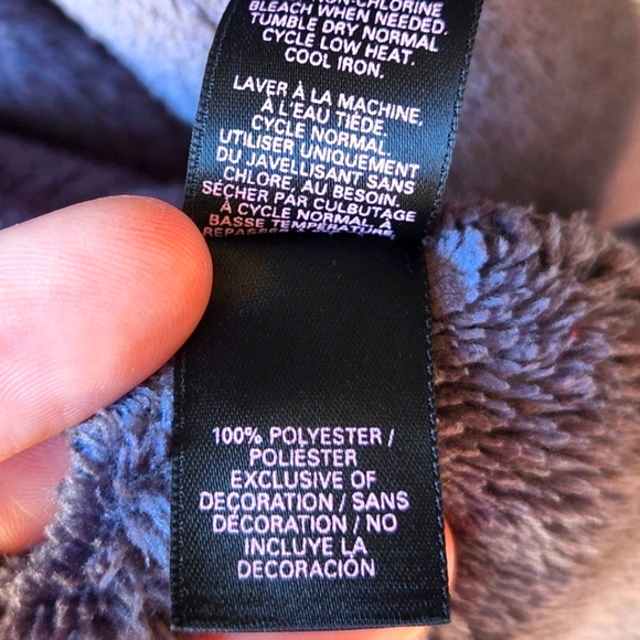 Victoria's Secret Plush Gray Robe Large - Picture 5 of 7